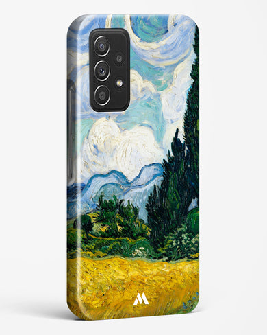 Wheat Field with Cypresses [Van Gogh] Hard Case Phone Cover (Samsung)