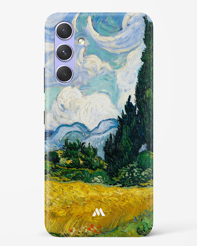 Wheat Field with Cypresses [Van Gogh] Hard Case Phone Cover-(Samsung)