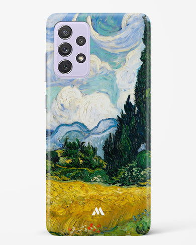 Wheat Field with Cypresses [Van Gogh] Hard Case Phone Cover (Samsung)
