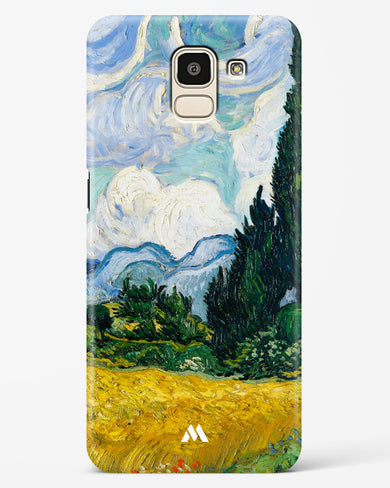 Wheat Field with Cypresses [Van Gogh] Hard Case Phone Cover (Samsung)