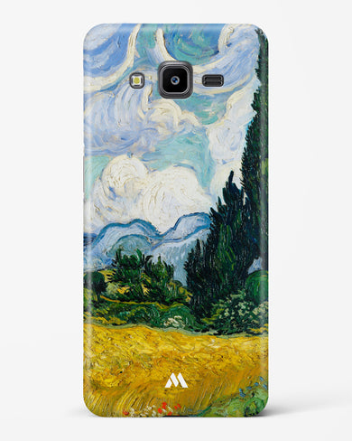 Wheat Field with Cypresses [Van Gogh] Hard Case Phone Cover (Samsung)