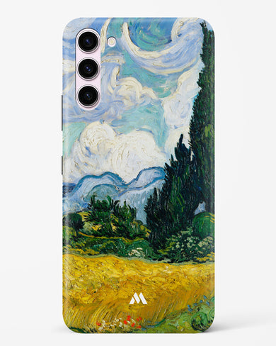 Wheat Field with Cypresses [Van Gogh] Hard Case Phone Cover-(Samsung)