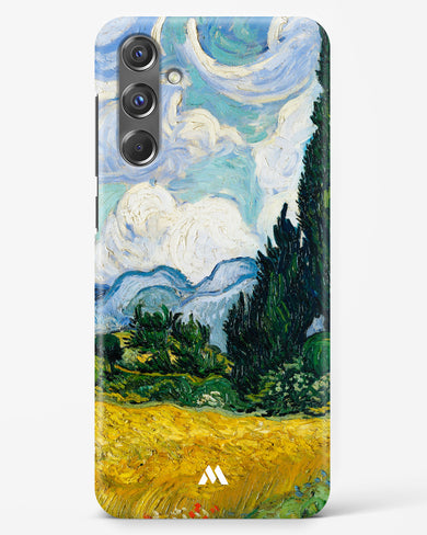 Wheat Field with Cypresses [Van Gogh] Hard Case Phone Cover (Samsung)