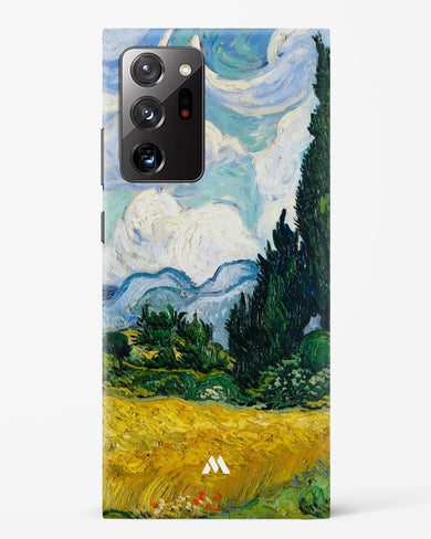 Wheat Field with Cypresses [Van Gogh] Hard Case Phone Cover (Samsung)