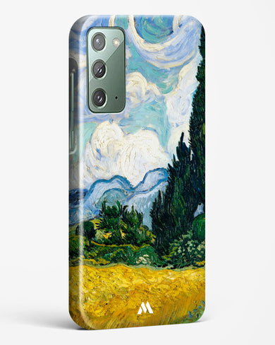 Wheat Field with Cypresses [Van Gogh] Hard Case Phone Cover-(Samsung)