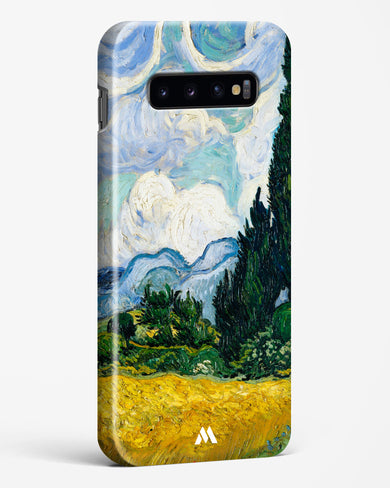 Wheat Field with Cypresses [Van Gogh] Hard Case Phone Cover-(Samsung)