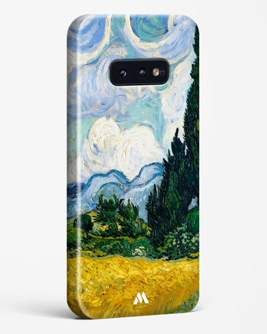 Wheat Field with Cypresses [Van Gogh] Hard Case Phone Cover-(Samsung)