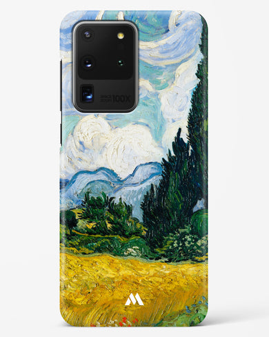 Wheat Field with Cypresses [Van Gogh] Hard Case Phone Cover-(Samsung)