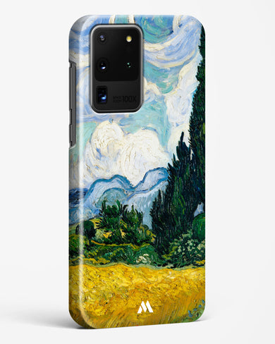 Wheat Field with Cypresses [Van Gogh] Hard Case Phone Cover-(Samsung)