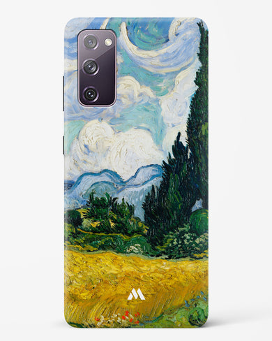 Wheat Field with Cypresses [Van Gogh] Hard Case Phone Cover (Samsung)
