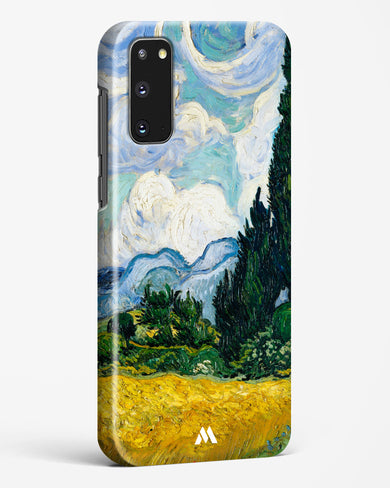 Wheat Field with Cypresses [Van Gogh] Hard Case Phone Cover-(Samsung)