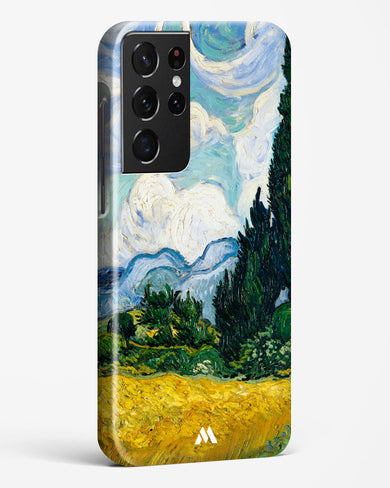 Wheat Field with Cypresses [Van Gogh] Hard Case Phone Cover-(Samsung)