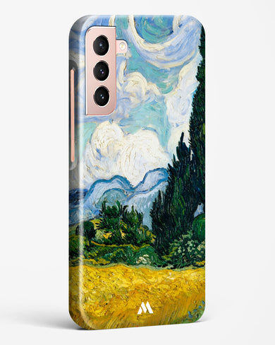Wheat Field with Cypresses [Van Gogh] Hard Case Phone Cover (Samsung)