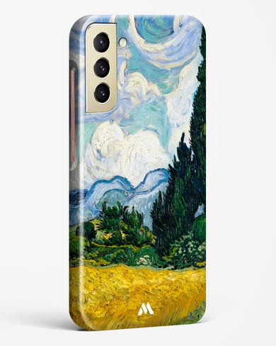 Wheat Field with Cypresses [Van Gogh] Hard Case Phone Cover (Samsung)