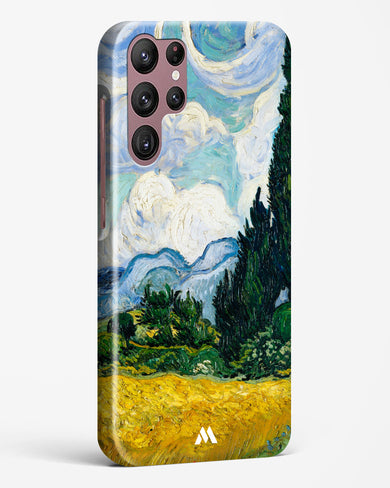 Wheat Field with Cypresses [Van Gogh] Hard Case Phone Cover (Samsung)