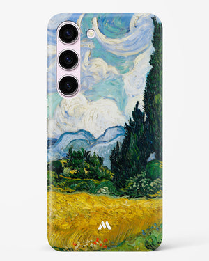 Wheat Field with Cypresses [Van Gogh] Hard Case Phone Cover (Samsung)