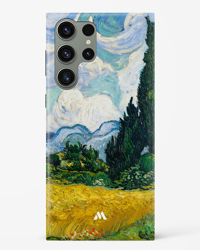 Wheat Field with Cypresses [Van Gogh] Hard Case Phone Cover-(Samsung)