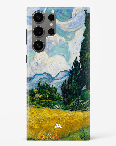 Wheat Field with Cypresses [Van Gogh] Hard Case Phone Cover (Samsung)