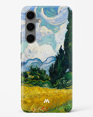 Wheat Field with Cypresses [Van Gogh] Hard Case Phone Cover (Samsung)
