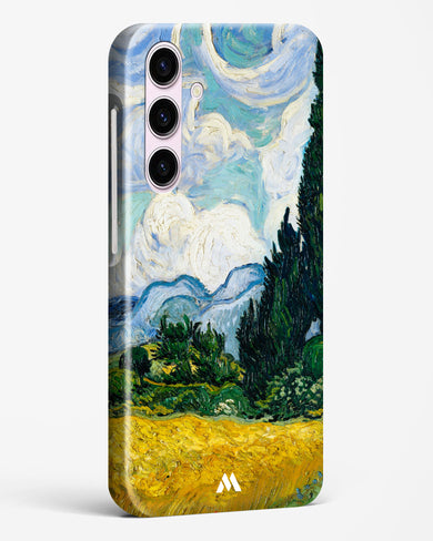 Wheat Field with Cypresses [Van Gogh] Hard Case Phone Cover-(Samsung)