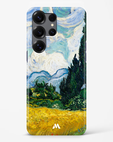 Wheat Field with Cypresses [Van Gogh] Hard Case Phone Cover (Samsung)
