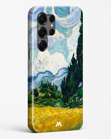 Wheat Field with Cypresses [Van Gogh] Hard Case Phone Cover (Samsung)