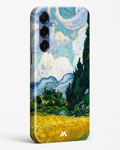 Wheat Field with Cypresses [Van Gogh] Hard Case Phone Cover (Samsung)