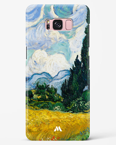 Wheat Field with Cypresses [Van Gogh] Hard Case Phone Cover-(Samsung)