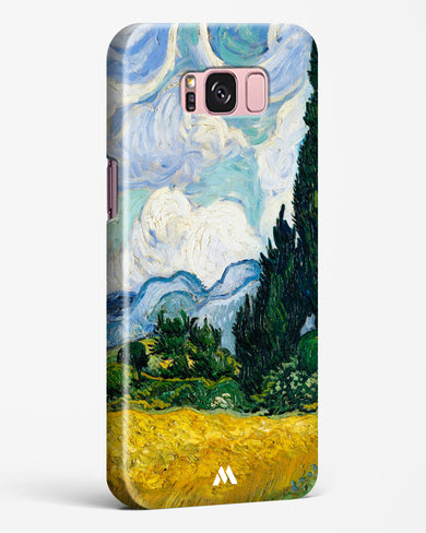 Wheat Field with Cypresses [Van Gogh] Hard Case Phone Cover-(Samsung)