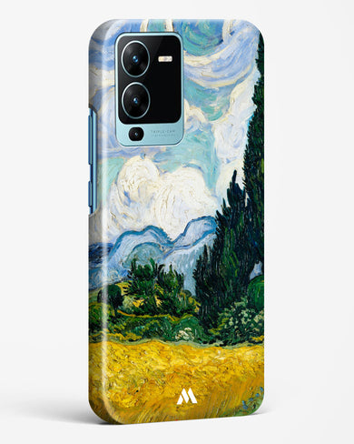 Wheat Field with Cypresses [Van Gogh] Hard Case Phone Cover-(Vivo)