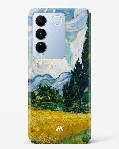 Wheat Field with Cypresses [Van Gogh] Hard Case Phone Cover-(Vivo)