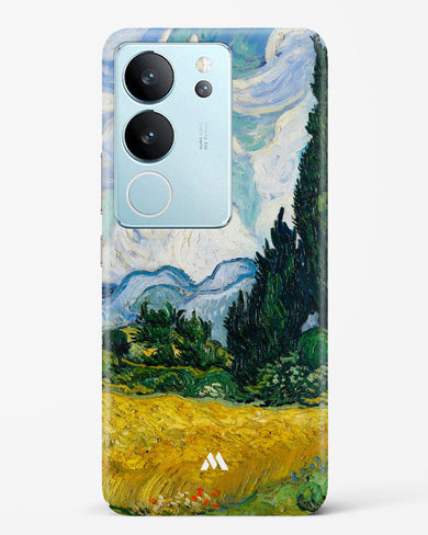 Wheat Field with Cypresses [Van Gogh] Hard Case Phone Cover-(Vivo)