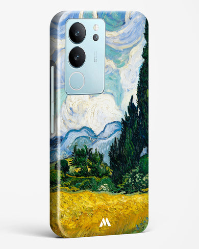 Wheat Field with Cypresses [Van Gogh] Hard Case Phone Cover-(Vivo)