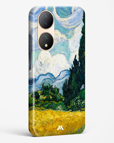 Wheat Field with Cypresses [Van Gogh] Hard Case Phone Cover-(Vivo)