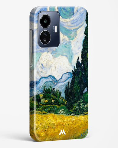 Wheat Field with Cypresses [Van Gogh] Hard Case Phone Cover-(Vivo)