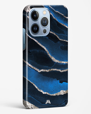 Shimmering Sands Blue Marble Hard Case Phone Cover (Apple)