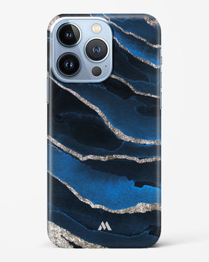 Shimmering Sands Blue Marble Hard Case Phone Cover (Apple)