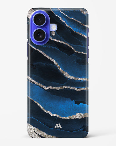 Shimmering Sands Blue Marble Hard Case Phone Cover (Apple)