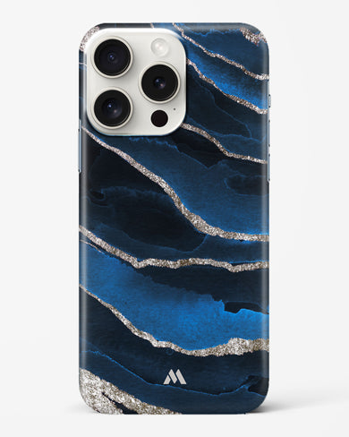 Shimmering Sands Blue Marble Hard Case Phone Cover (Apple)