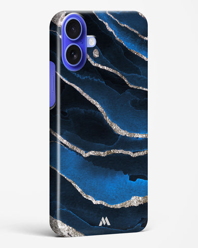 Shimmering Sands Blue Marble Hard Case Phone Cover (Apple)