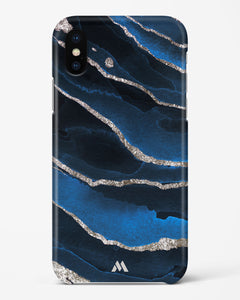 Shimmering Sands Blue Marble Hard Case Phone Cover (Apple)