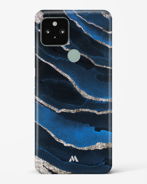 Shimmering Sands Blue Marble Hard Case Phone Cover-(Google)