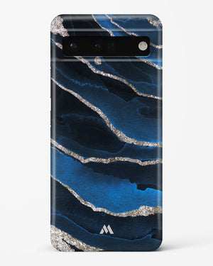 Shimmering Sands Blue Marble Hard Case Phone Cover (Google)