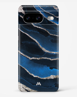 Shimmering Sands Blue Marble Hard Case Phone Cover-(Google)