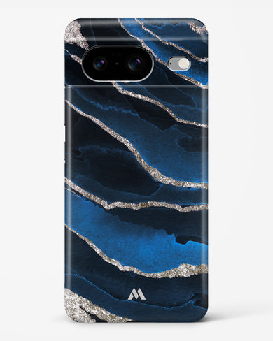 Shimmering Sands Blue Marble Hard Case Phone Cover-(Google)