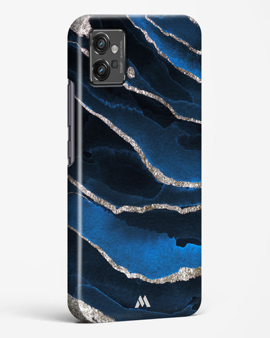 Shimmering Sands Blue Marble Hard Case Phone Cover (Motorola)