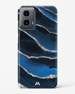 Shimmering Sands Blue Marble Hard Case Phone Cover (Motorola)