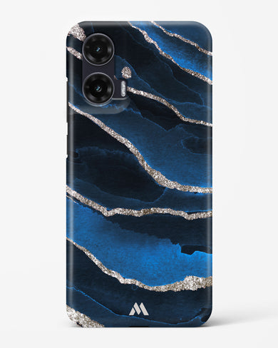 Shimmering Sands Blue Marble Hard Case Phone Cover (Motorola)