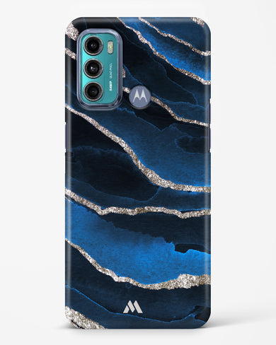 Shimmering Sands Blue Marble Hard Case Phone Cover (Motorola)