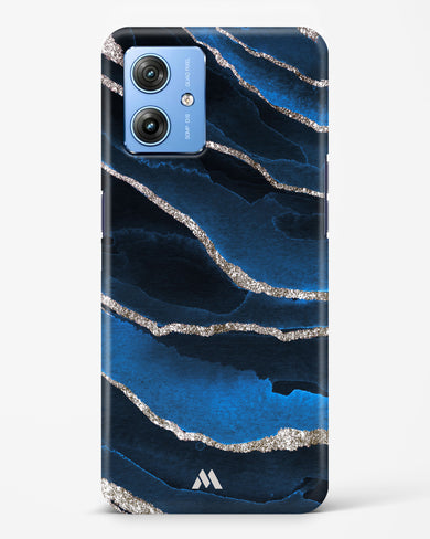Shimmering Sands Blue Marble Hard Case Phone Cover (Motorola)